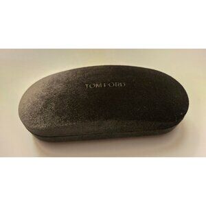 Tom Ford Velour Clam Shell Shaped Eyewear Case With Logoed Cleaning Cloth